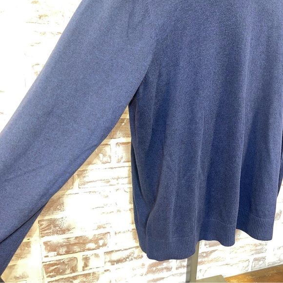 Men's Turtleneck Sweater in Deep Blue - Picture 4 of 5